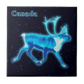 ブルーカリボウ(トナカイ) タイル (正面)