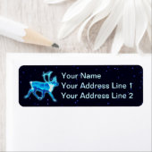 ブルーカリボウ（トナカイ） ラベル (インサイチュ)