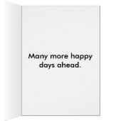 ブルーカンタベリーベルつる植物フラワーズシンパニーカード (内側 (右))