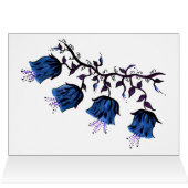 ブルーカンタベリーベルズオンつる植物花が元気 (内部横(上))