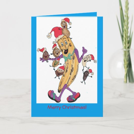 ブルー'カンチー'クリスマスカード シーズンカード (正面)