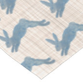 ブルーカントフランスのリーバニーラビット テーブルクロス (アングル)