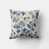 ブルーカントリーフランスのトワール クッション (裏面)