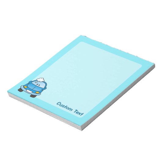 ブルーカーとメモ帳 ノートパッド (回転)