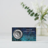 ブルーカーオグランジディオステレオスピーカの取り付け 名刺 (スタンド正面)