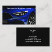 ブルーカークールのビジネス車のカード 名刺 (正面/裏面)