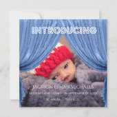 ブルーカーテン導入発表 招待状 (正面)