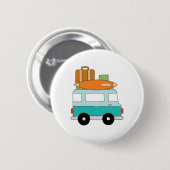 ブルーカートゥーンバン最高のファミリーアドベンチャーバケーション 缶バッジ (正面&裏面)