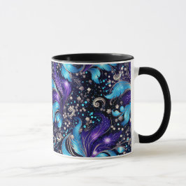 ブルーカーニバル羽 マグカップ