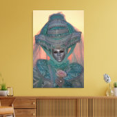 ブルーカーニバル衣装，ヴェネツィア キャンバスプリント (インサイチュ (リビング))