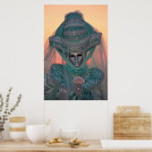 ブルーカーニバル衣装,ヴェネツィア ポスター (キッチン)