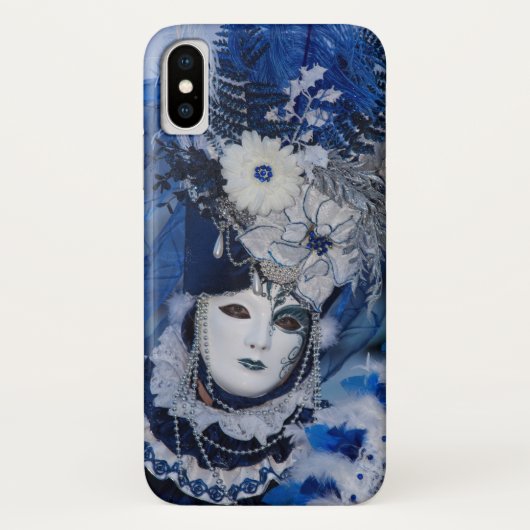 ブルーカーニバル コスチューム、ヴェネツィア Case-Mate iPhoneケース (裏面)