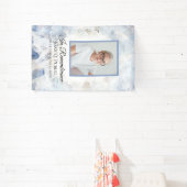 ブルーカーネーションフローラライフ葬儀お祝い 横断幕 (インサイチュ)