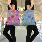 ブルーカーネーションヴィンテージスタイル トートバッグ