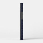 ブルーカーボンファイバースタイルiPh上のホッケーリンク図 Case-Mate iPhoneケース (裏面 / 右)