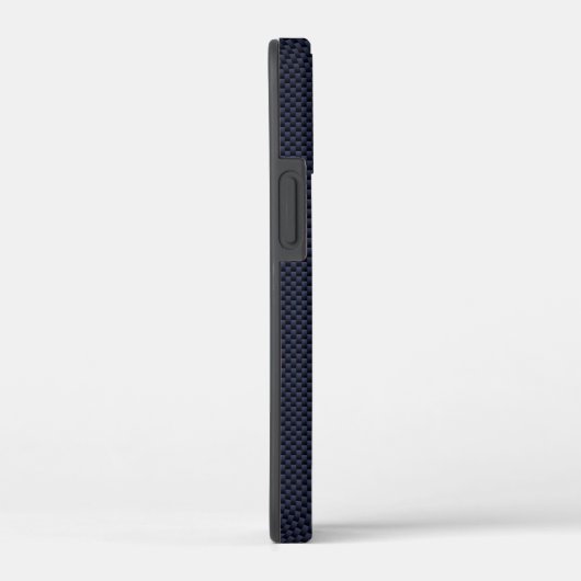 ブルーカーボンファイバースタイルiPh上のホッケーリンク図 Case-Mate iPhoneケース (裏面 / 右)