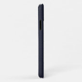 ブルーカーボンファイバー上のホッケーリンク図スタイル Case-Mate iPhoneケース (裏面/右)