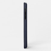ブルーカーボンファイバー上のホッケーリンク図スタイル Case-Mate iPhoneケース (裏面/左)