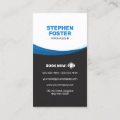 ブルーカーモダンレンタカーレンタルレンタカー 名刺 (裏面)