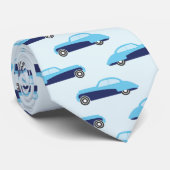 ブルーカーヴィンテージメンズネックタイ ネクタイ (ロール)