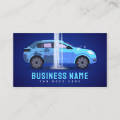 ブルーカー洗浄自動洗浄洗髪 名刺 (正面)