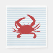 ブルーカ絵画ニストライプズ航海の スタンダードランチョンナプキン (正面)