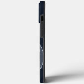 ブルーガイフード付きスウェットシャツラッピング・オン・ザ・マイク Case-Mate iPhoneケース (裏面 / 左)