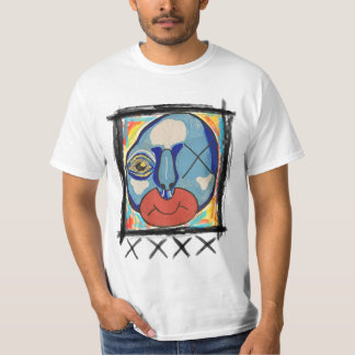 ブルーガイ混合メディア Tシャツ
