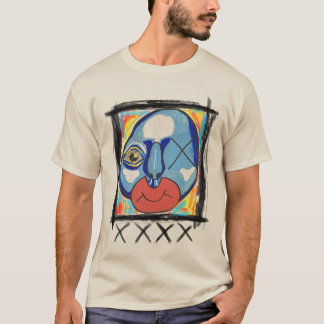 ブルーガイ混合メディア Tシャツ