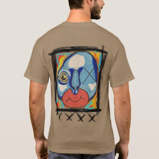 ブルーガイ混合メディア Tシャツ