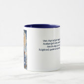 ブルーガウンを着た天の守護天使 マグカップ (中央)