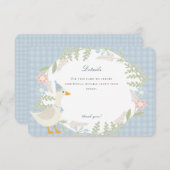 ブルーガウ間抜けスギンガムフローラ詳細 エンクロージャーカード (正面/裏面)