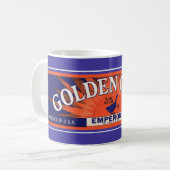 ブルーガチョウ皇帝マグ コーヒーマグカップ (正面左)