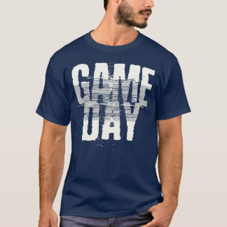 ブルーガメディグランジヴィンテージ試合日 Tシャツ