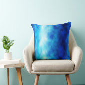 ブルーガラス クッション (椅子)