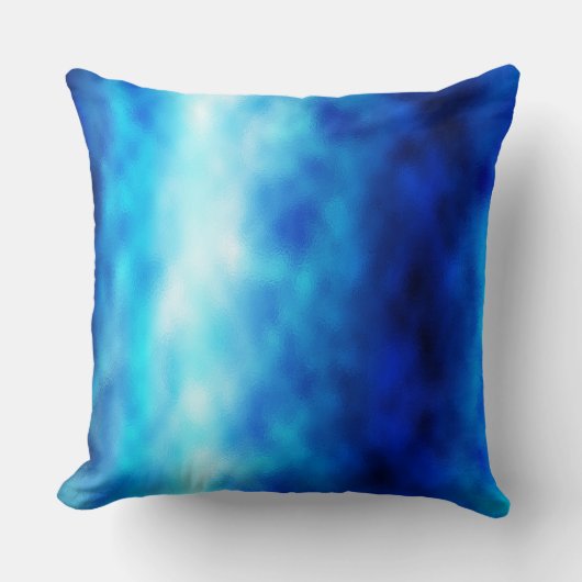 ブルーガラス クッション (正面)