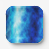 ブルーガラス ペーパープレート (正面)