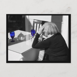 ブルーガラス ポストカード