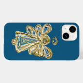 ブルーガーディアンエンジェルアートカスタムiPhoneケース Case-Mate iPhoneケース (裏面 (横))