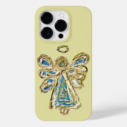 ブルーガーディアンエンジェルアートカスタムiPhoneケース Case-Mate iPhoneケース (裏面)
