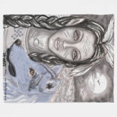 ブルーガーディアンフリースブランケット フリースブランケット (正面(横))