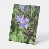 ブルーガーデンの花 台座サイン (正面)