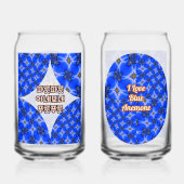 ブルーガーデンアネモンパターン ガラス缶 (裏面)