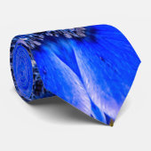 ブルーガーデンアネモンパターン ネクタイ (ロール)