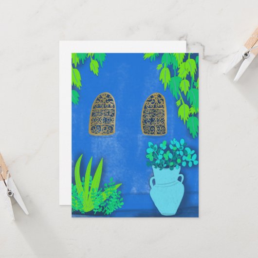 ブルーガーデンウォールエキゾチック秘密ジャルダンマジョレル カード (正面/裏面インサイチュ)