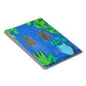 ブルーガーデンウォールマジョレルモロッコ ノートブック (右側)