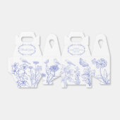 ブルーガーデンチノイスリーベビーシャワーお願いボックス フェイバーボックス (折り畳みなし)