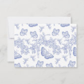 ブルーガーデンチノイスリーベビーシャワーサンキューカード サンキューカード (裏面)