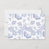 ブルーガーデンチノイスリーベビーシャワーサンキューカード サンキューカード (裏面)