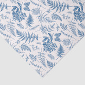 ブルーガーデンバタフライ&フローラガーデンパターン 薄葉紙 (詳細)